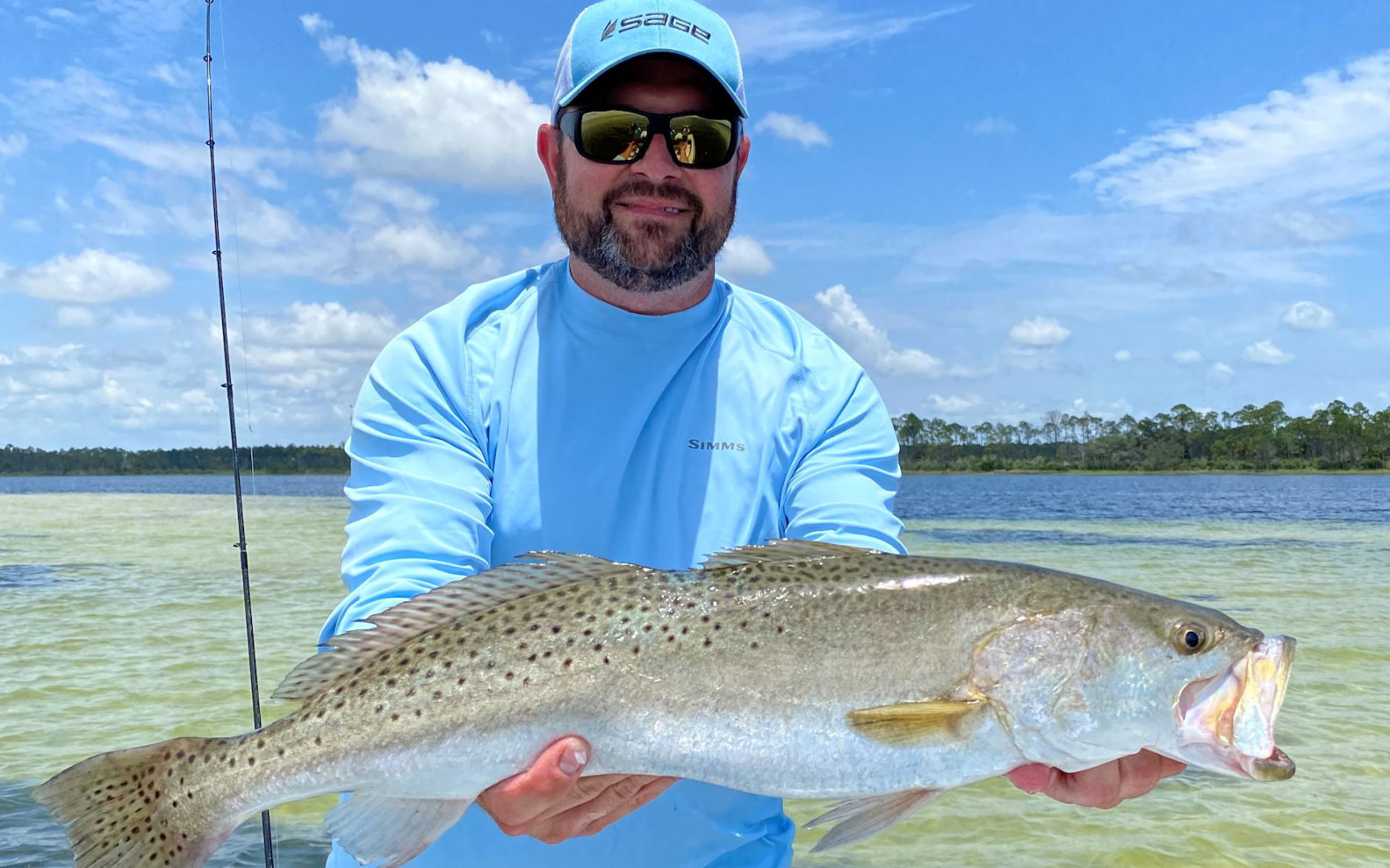 Speckled trout fishing in Apalachicola Bay